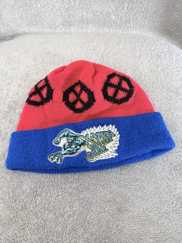 Vintage 1990’s X-Men Beast Kid’s Size Beanie Hat Marvel Comics