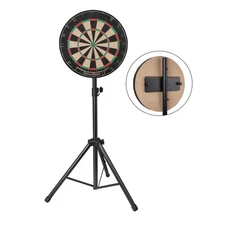 Adjustable 48-78in Stainless Steel Dartboard Stand, Portable Tripods for Adults