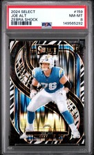 2024 PANINI SELECT ZEBRA SHOCK #159 JOE ALT ROOKIE RC PSA 8