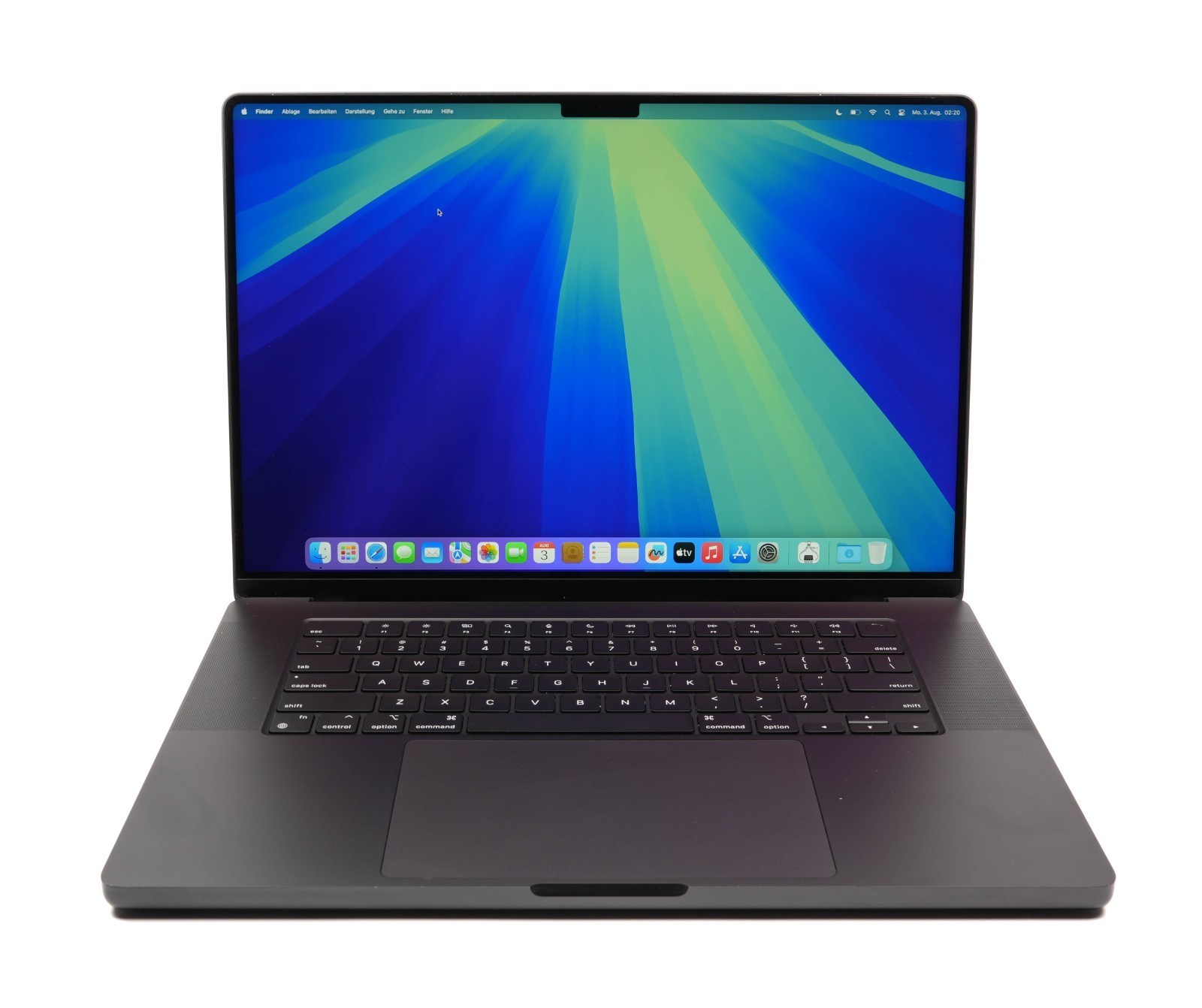 Apple MacBook Pro 16“ M4 Pro 14C CPU 20C GPU 24 GB Ram 512GB SSD Schwarz QWERTY