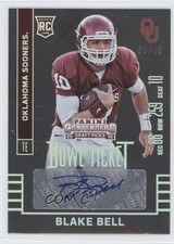 2015 Panini Contenders Draft Picks Bowl Ticket /99 Blake Bell Rookie Auto RC