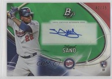 2016 Bowman Platinum Rookie/Veterans Green 42/75 Miguel Sano #PA-MSA Auto 0eo6