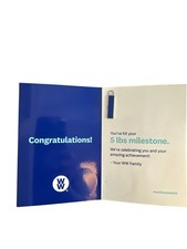 Weight Watchers 5 Lb Milestone Keychain Charm - NEW