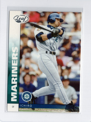 2002 Leaf Samples #142 Ichiro Suzuki Seattle Mariners
