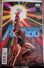 Avengers #12 Iron Man Wields Infinity Gauntlet 2011 Marvel Comics Key