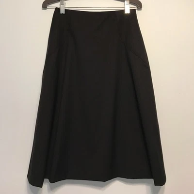 ESCADA A-Linien Rock schwarz mit Rückenfalte. - Bild 1 von 4