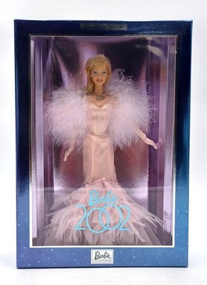 2002 Barbie Collector Edition Puppe / Blond in pinkem Kleid / Mattel 53975, NrfB