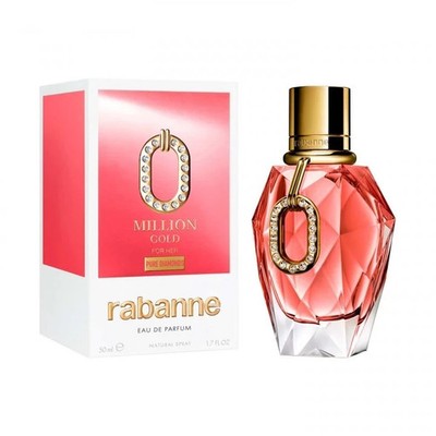 2026 Rabanne 1 One Million GOLD For Her PURE DIAMONDS EDP  1.7oz/50ml NEW SEALED
