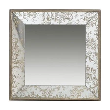 15 Square Vintage Style Wall Mounted Accent Mirror