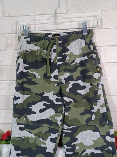 Lee Boy's Rugged Knee Green Camo Military Pants Medium 10/12 - Picture 2 of 11