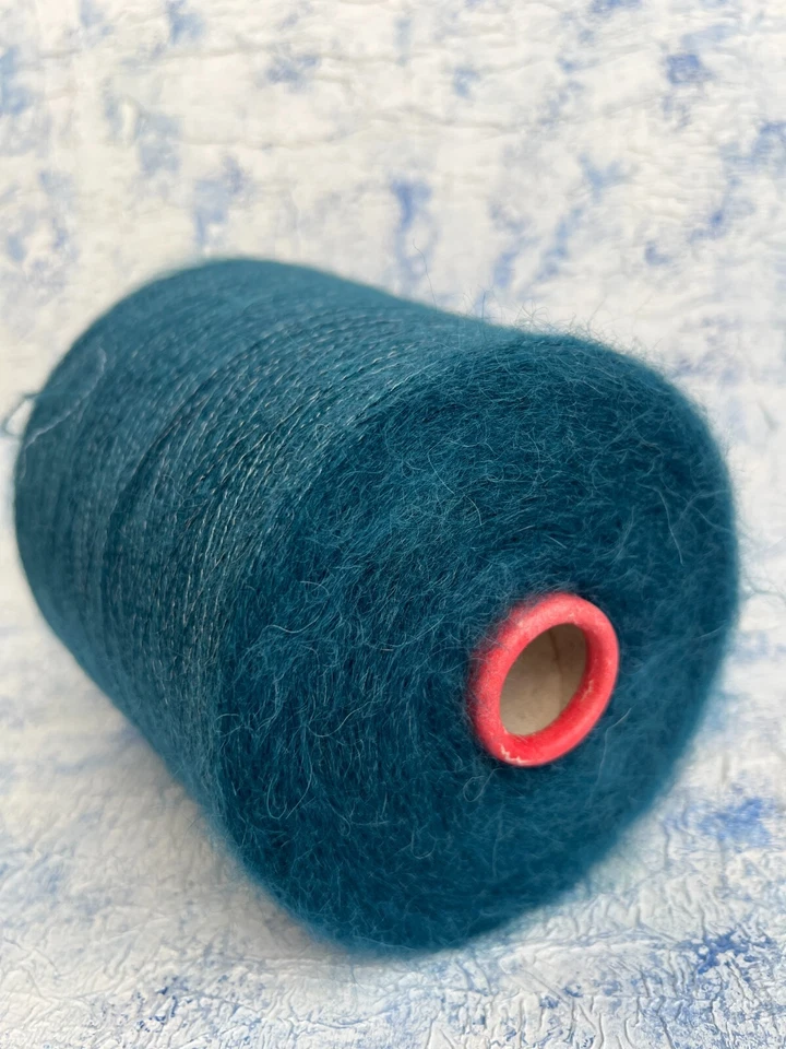 Kid Mohair Silk Yarn on cone- 75/25% Kid Mohair/Silk, per 100g/3.52oz - Image 4 of 4