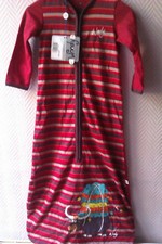 "WOODY" GIGOTEUSE - 90 CM - ROUGE AVEC MANCHES - NEUF