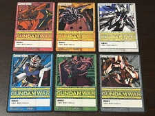 Gundam War Cross Medal SPG-55 to SPG-60 Promo Set NM-