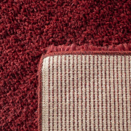 Elegant Burgundy Shag Runner Rug 2'3" x 12' - Perfect for High Traffic Areas - Picture 9 of 9