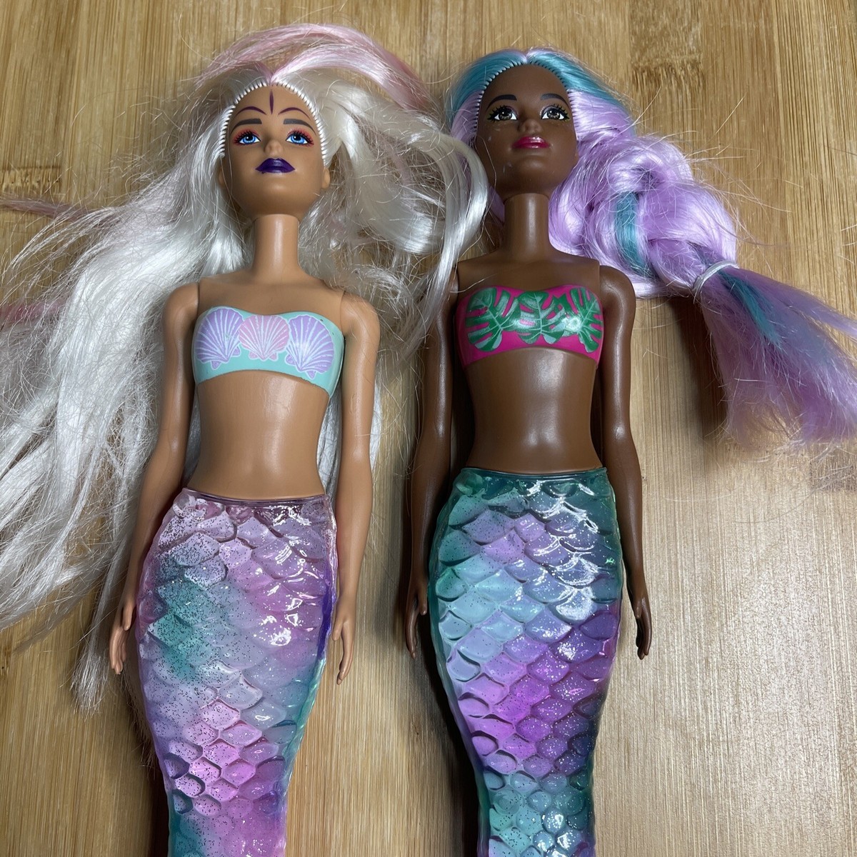 Color reveal barbie mermaid (x2)