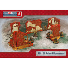 Micro Art Studio - Ruined Homestead T00101 Resin Wargaming Scenery 30mm