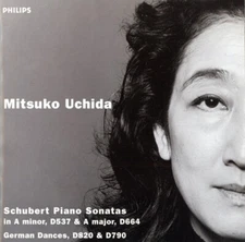 SCHUBERT Piano Sonatas D537, D664 / Mitsuko Uchida (CD, 2002, Philips)