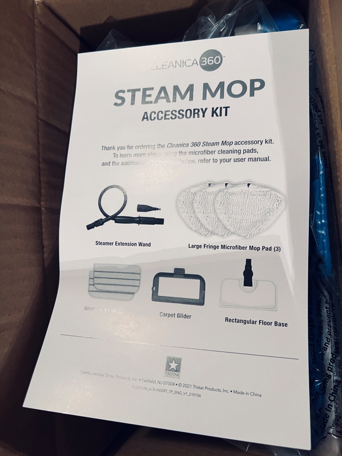Cleanica 360 Steam Mop Accessory Kit eBay