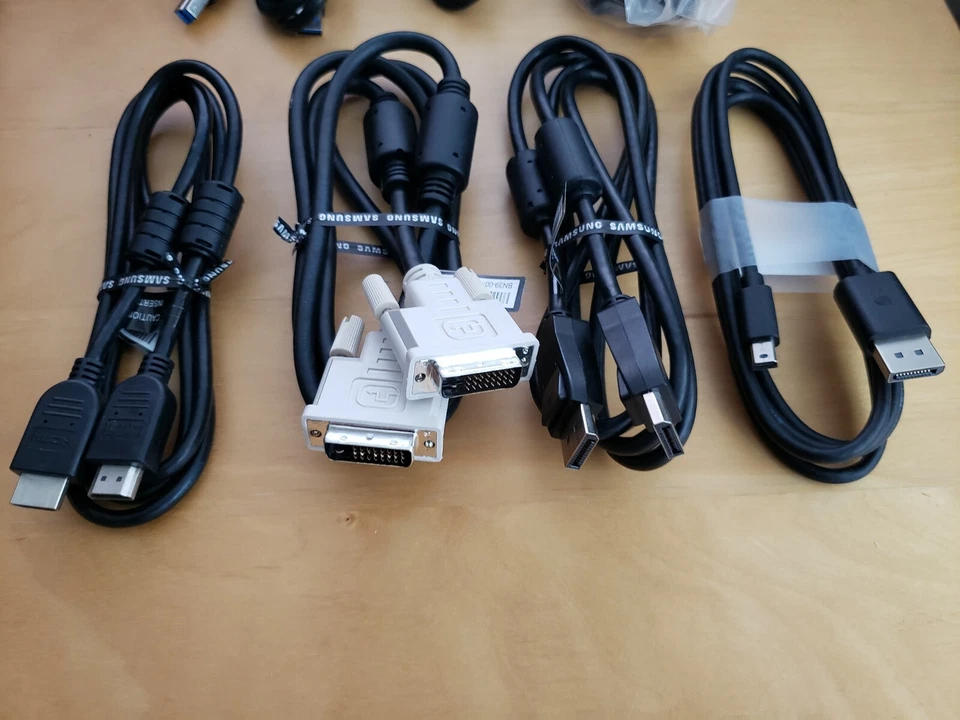 NEW Monitor Cable Pack HDMI DVI-D DisplayPort DP miniDP USB 3.0 2.0 Power 4K HD  - Image 2 of 4