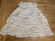 Women  s Anthropologie Saturday Sunday Mock Neck Sweater Stretch Sweatshirt Sz L