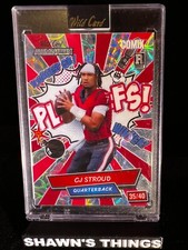 2023 Wild Card Alumination Comix 💎 CJ Stroud 💎 RC AC-CS PlayOffs Encased 35/40