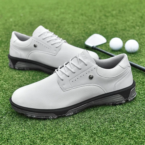 Herren Wasserdicht Golfschuhe Golf Sport Turnschuhe Outdoor Wandern Schuhe Schwarz - Bild 21 von 28