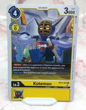 Digimon Card - Kotemon BT11-037 C Dimensional Phase - NM/M