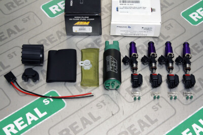 Injector Dynamics ID1050x AEM E85 Fuel Pump Injectors Ford Focus RS MKI