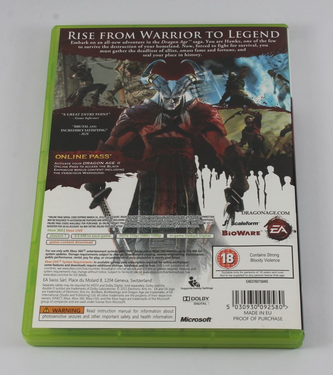 Dragon Age II (xBox 360) UK