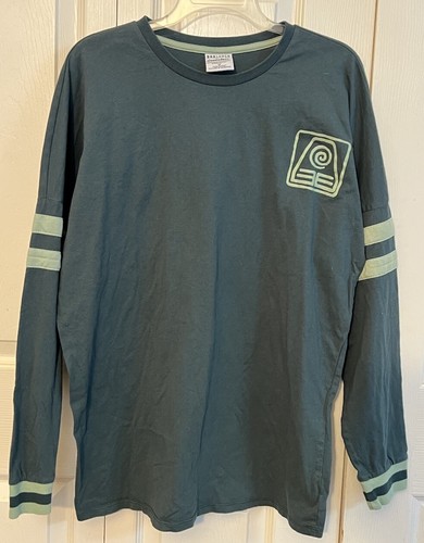 Avatar Last Airbender Earth Kingdom Ba Sing Se Long Sleeve Size M Box Lunch Long - Picture 2 of 5