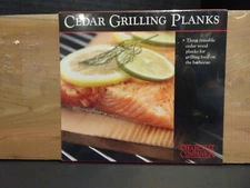 Cedar Wood Grilling Planks Set Of 5 By Charcoal Companion NEW/Open Box