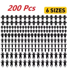 For Nissan 200Pcs Bumper Hood Clips Retainer Rivet Fastener Fender Push Pin USA
