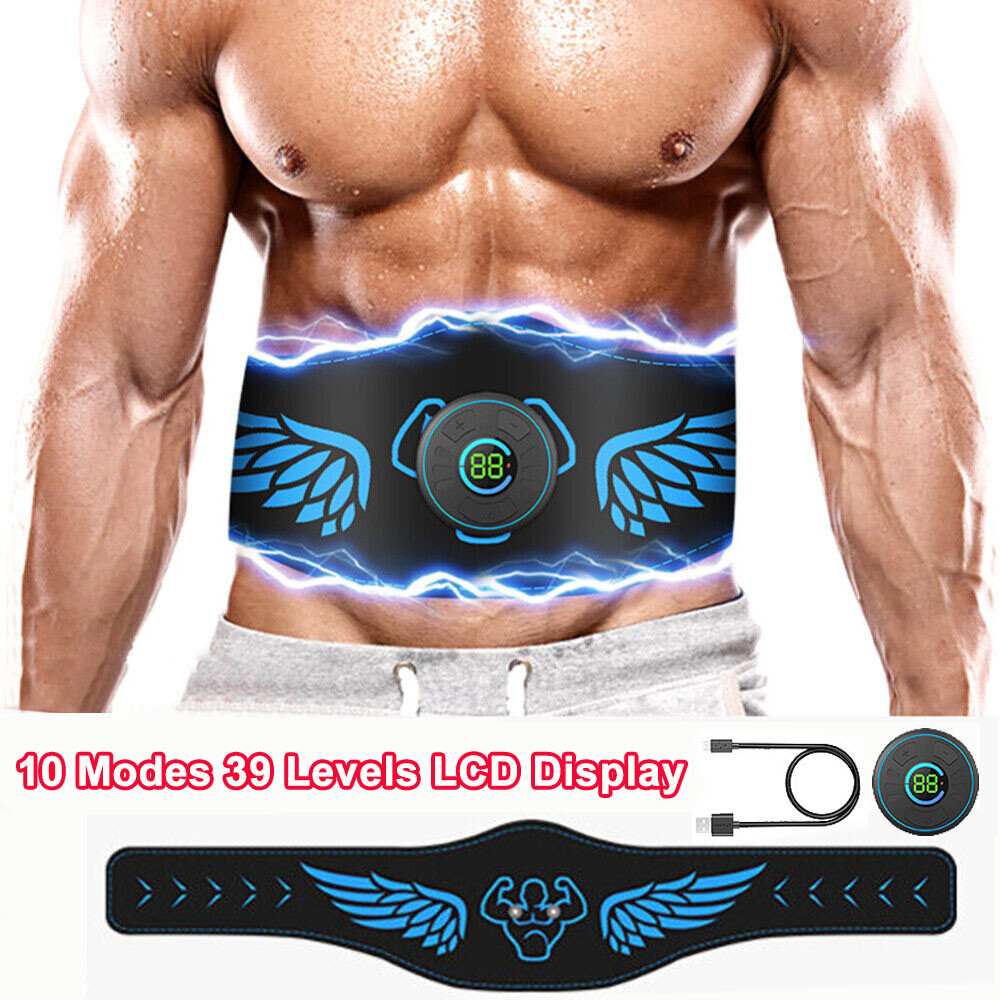 Fitness Massage Electric Abdominal Trainer Belt Device EMS Muscle