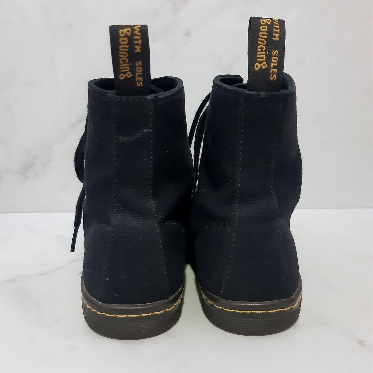 Dr. Martens Alfie Canvas AirWair Black Mens Size US 8 AW004 