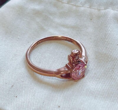 Vivienne Westwood Ring REINA PETITE Orb Gold / Pink L (No.8