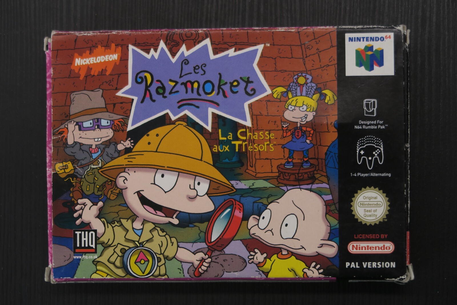 Les Razmoket La chasse aux trésors Nintendo 64 Complet PAL EUR FRA N64