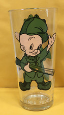 VINTAGE 1973 PEPSI GLASS "ELMER FUDD" PEPSI COLLECTOR SERIES WARNER BROS. INC.