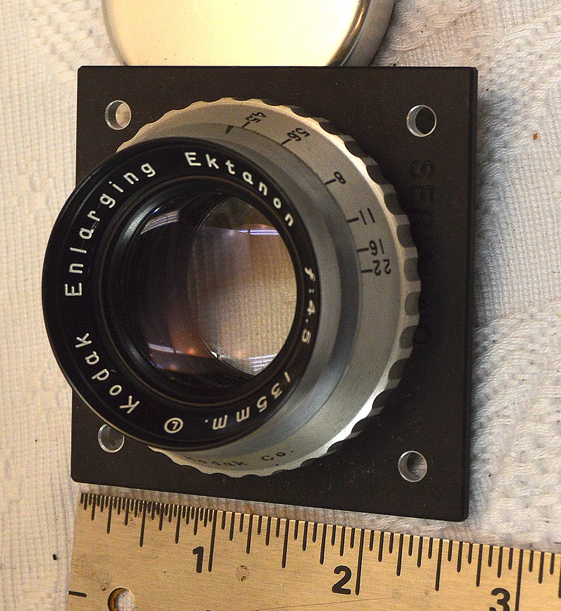 Kodak-Vergrößerungsobjektiv Ektanon 4,5/ 7 ½ Zoll Bläulich