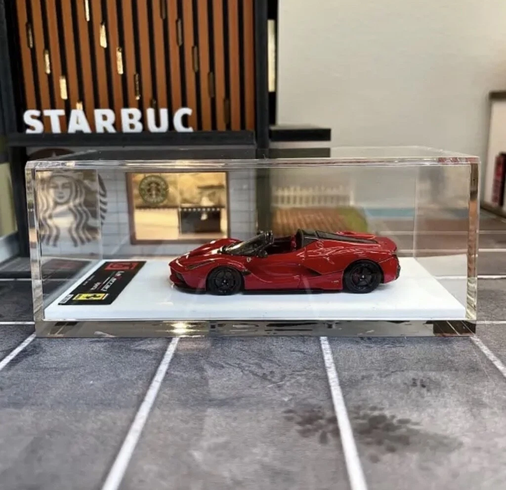 DMH 1/64 ラフェラーリ アペルタ DMH 1:64 Blue Laferrari Aperta Convertible Sports Model