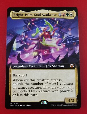 1x Bright-Palm, Soul Awakener | Extended | March of the Machine Commander | MTG