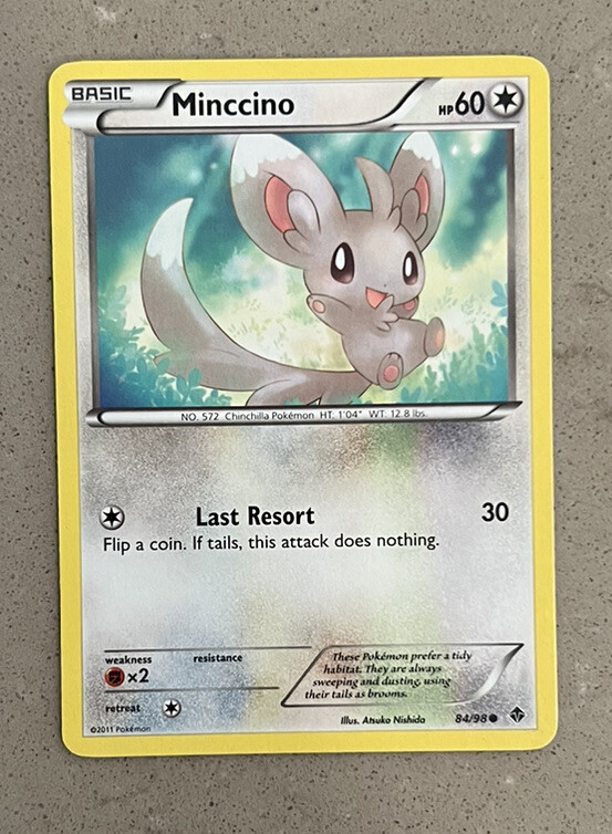 minnico品 Pokémon TCG Minccino BW - Emerging Powers 84/98 Regular Common | eBay