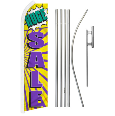 Huge Sale Swooper Flutter Feather Advertising Flag Kit Gran Venta Rebajas