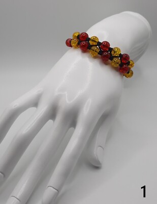 Handmade macrame bracelet, double shamballa, a gift for her