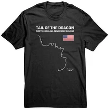 The Tail of the Dragon Track Outline Series T-shirt or Hoodie