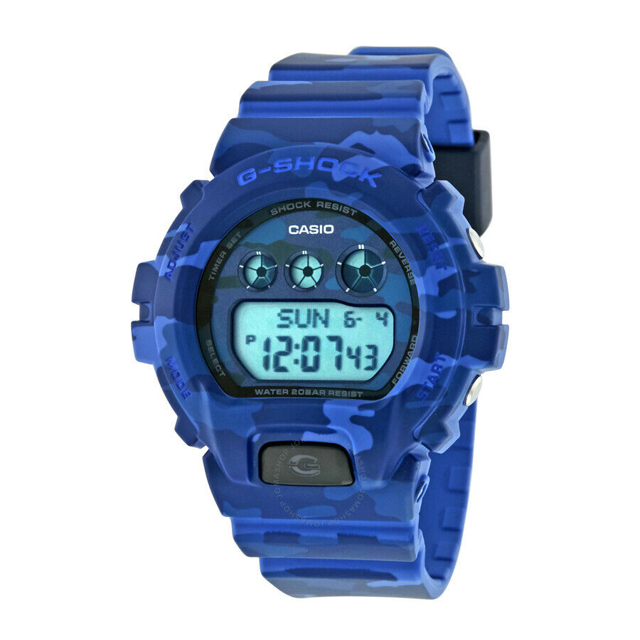 NEW CASIO G-Shock 3436 Women's Blue Camouflage S-Series NEW CASIO G-Shock 3436 Women's Blue Camouflage S-Series