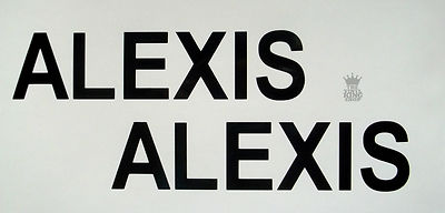 Sticker Tagliato Vinile Lucido 2 Adesivi Personalizzati Per Monopattino In Vinile Glossy Scegli Nome 893929 - Foto 7