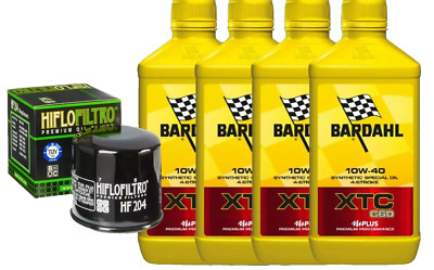 KIT / STEUERUNG HONDA CB 1000 R 2008 2016 BARDAHL XTC 10W40 ÖLFILTER