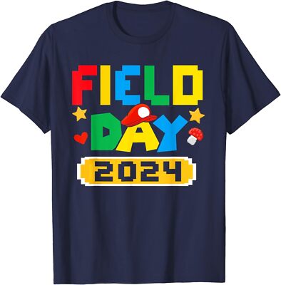 Field Trip Field Day 2024 Fun Day Video Game Teacher  Unisex T-Shirt