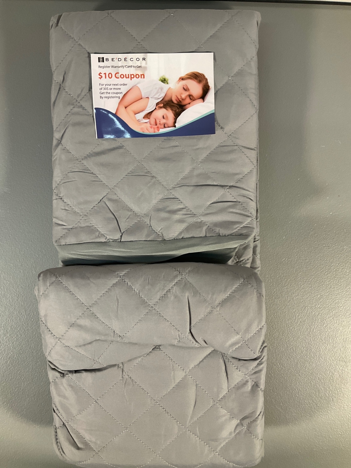 Bedecor Queen Air Mattress Pad Waterproof Mattress Topper Quilted, Air Bed Mattr