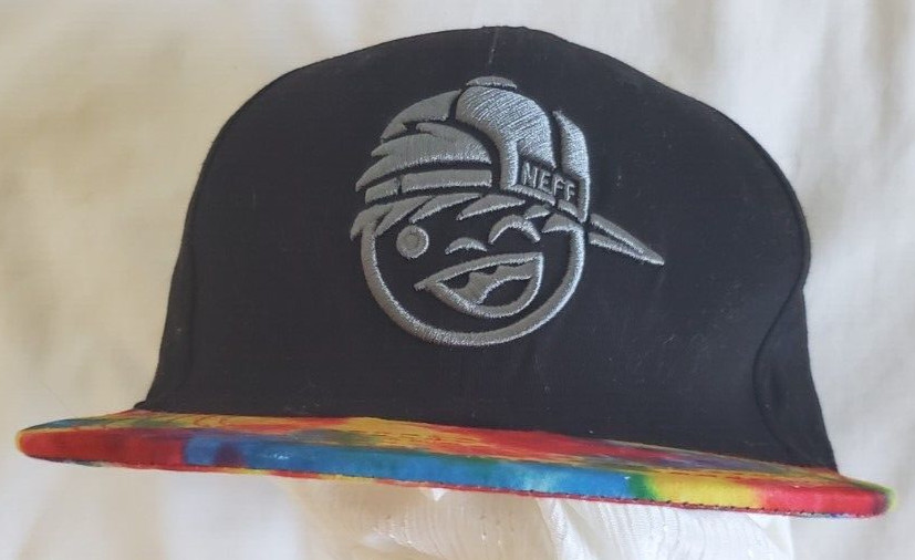 Neff  Baseball Cap Flat Brim Snapback Embroidery … - image 7